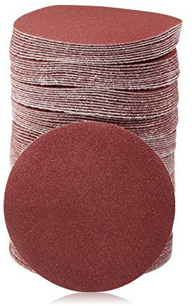 SPEEDWOX 100pc 3 inch Sanding Discs Hook and Loop Sandpaper 120 Grit Sander Disc Sanding for Drill Grinder Rotary Tools No Hole