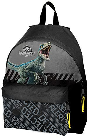 Jurassic World , Mochila Escolar Niños Y Niños, Negro, S, Negro, S, Casual