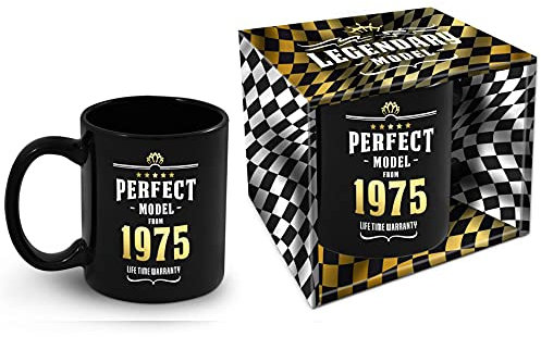 Bombo Tasse d'anniversaire avec année de naissance 1975