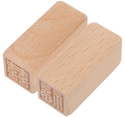 Milisten Japanischer Stempel 2 Pcs Gummi Briefmarken Dichtung Pasta Stempel Scrapbooking Abdichtung Stamper Dekorative Tinten Pad für DIY Umschl? Liefert 1 Japanischer Stempel Hanko