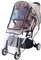 Bemece Couverture de pluie pour poussette Bemece, accessoire universel pour poussette, bouclier météorologique de voyage pour bébé, imperméable au vent, protège de la poussière et de la neige