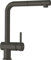 SCHOCK® Küchenarmatur Epos Stone I graue Hochdruck Armatur mit ausziehbarer Schlauchbrause I 360° drehbar I Spültischarmatur mit Standard-Norm-Anschlüssen I Einhebelmischer vollbeschichtet