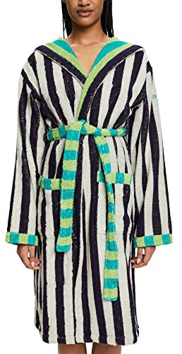 ESPRIT Gestreifter Unisex-Bademantel