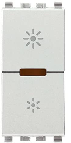 VIMAR EIKON NEXT DIMMER REGOLATORE MASTER UNIVERSALE 230V PULSANTE ARGENTO