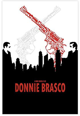 HDTS Klassisches Filmposter Donnie Brasco, Vintage-Poster, Leinwand, Schlafzimmer, Dekoration, Sport, Landschaft, Büro, Raumdekoration, Geschenkrahmen: 30 x 45 cm
