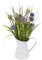 Knopfgras in Kanne Kunst-Gras Allium Lauchblume Lauchblüte Künstliches Gras Grün Kunstpflanze Ziergras Kunstpflanzen Dekogras Grasbüschel Deko Grasarrangement Borstenhirse Süßgräser Setaria