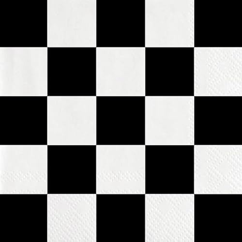 CONVER PARTY Racing Papierservietten, 20 Stück, 33 cm | Partyartikel, Partys, Feiern und Kindergeburtstage