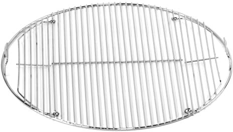 FORYEYC Grille de cuisson ronde de 54,6 cm pour barbecues Weber 57 cm, système Gourmet, One-Touch, Bar-B-Kettle, Master-Touch, Bar-B-Kettle Performer, pièces de rechange pour accessoires Weber 7436