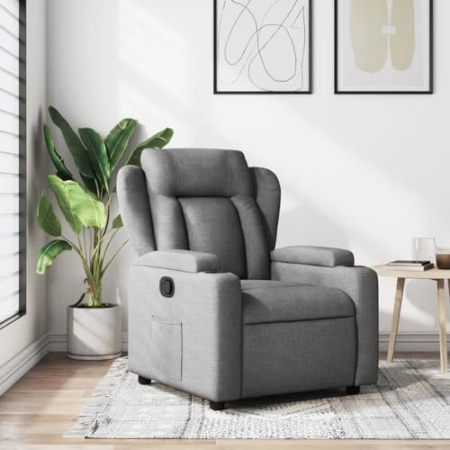 LAPOOH Relaxsessel Dunkelgrau Stoff, Relaxsessel, Fernsehsessel, Kinosessel, Gaming Couch - 372404