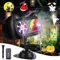 ChicDwell 2-in-1 Christmas and Halloween Projector Light,12 HD Slides (72 Patterns + 10 Ocean Waves),Waterproof LED Landscape Light with Remote Control Timer for Indoor & Outdoor Holiday Decorations