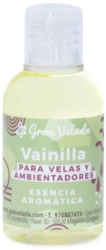 Vanille-Konzentrat für Kerzen und Lufterfrischer, intensiver Duft mit süßen und würzigen Noten, ideal für Duftkerzen und Diffusoren, 100 ml