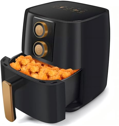 Heissluftfritteuse 5L Heissluft Fritteusen Fritteuse Backofen Grill Xl Airfryer
