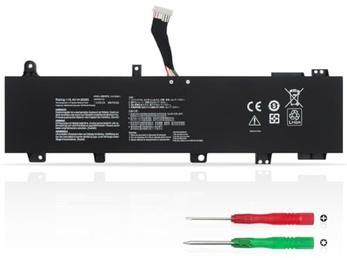 KXRSII C41N1906-1(Cavo lungo) Batteria per Asus TUF Gaming A15 FA506Q FA506QR FA506QM FA506I FA506II FA506IU FA506IV FA566IV FX566IV, TUF Gaming A17 FA706QR FA706QM FA706IU-AS76 15.4V 90Wh 5845mAh