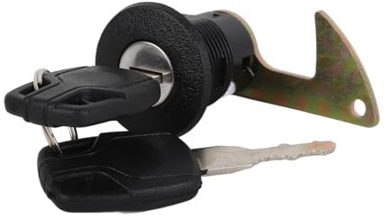 Lucchetto di Ricambio per Baule Posteriore per Moto, in Alluminio Resistente e in Plastica, Universale, per Scooter Elettrico e Moto. (Un lungo gancio)