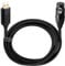 Storage Bag USB To 3Pin Female Auditory Cable Durability For Microphone Karaoke And PC Plug And Play