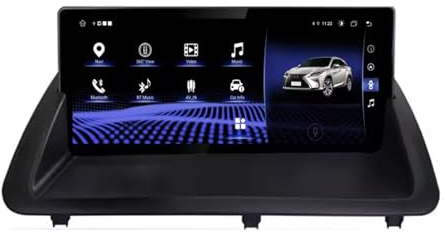 Android 15 Double Din Car Stereo 10.25 Inch Touch Screen Car Radio For Lexus CT CT200 CT200h 2012-2020 With Bluetooth FM WiFi SWC Android Auto Carplay GPS Navigation AHD Reverse Camera(Y300 6+128G)