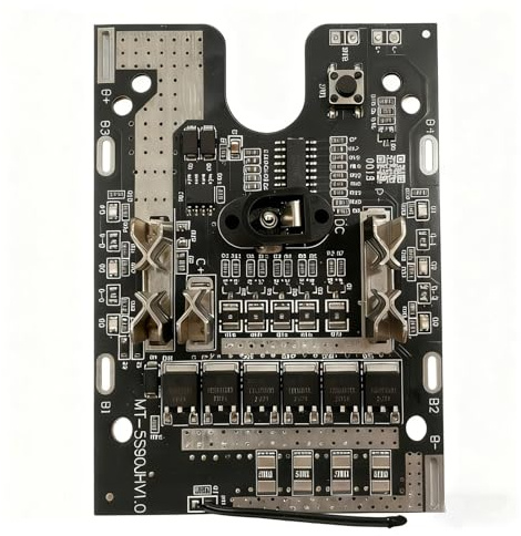 Sisyeuo Intelligent Voltages Regulation Lithium Batteries Protections Board Thermal Management for 6MOS 4 18650 Battery Tool Double