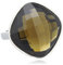 ESPRIT Damen-Ring Edelstahl rhodiniert Glas Glaskristall Impressive Brown braun Gr.50 (15.9) ESRG11568E160