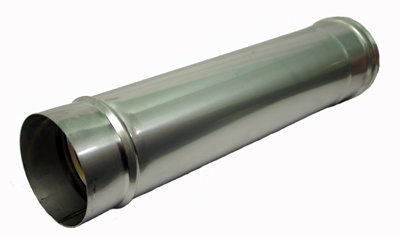 Schornstein einwandig, Edelstahl, 0.5 m