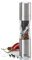 AdHoc MP290 Gewürzschneider und Pfeffer- Salzmühle DUOSPICE, mit original SchneidWerk® und Keramik Mahlwerk CeraCut® (unbefüllt), Edelstahl/Acryl