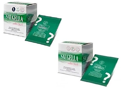 Saugella Nacht und Tag Cotton Touch 12 Damenbinden + 14 Tagesbinden mit Flügeln aus 100% hypoallergener Baumwolle