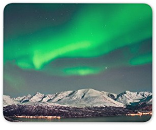 Destination Vinyl Ltd Aurora Borealis Mouse Mat Pad - Northern Lights PC Computer #8573