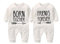 culbutomind Baby Zwillinge Strampler Beste Freunde Für Immer Fun Baby Geschenke Geburt Erstausstattung(white1 4-6 Months)