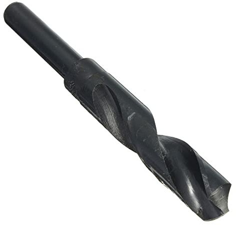 Blacksmiths Drill Bit MASO 12 mm Blacksmith Reduced Shank HSS Drill Bit for Aluminium, Steel, Wood, Plastic, Non-Ferrous ect