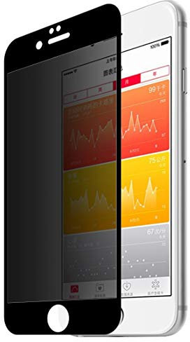 Protector de pantalla de repuesto Teléfono móvil Ultrafino 0.26mm 9H 3D Protector de pantalla de película de vidrio templado antideslumbrante de privacidad altamente transparente for iPhone 6 y 6s