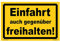 Kleberio® Ausfahrt freihalten Schild Kunststoff - Einfahrt auch gegenüber freihalten! - 30 x 20 cm mit Bohrlöchern Parkplatzschild Parkverbotsschild Verkehrsschilder einfahrt freihalten Schilder