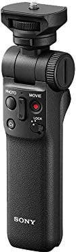 Sony GP-VPT2BT Bluetooth Handgriff (für Selfies und Vlogging, auch als Tripod nutzbar, kompatibel mit A9M2, A9, A7RM4, A7RM3, A7M3, A6600, A6400, A6100, RX100M7, RX0M2, ZV-1) schwarz
