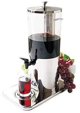 Dispensador de Cerveza con Refrigerador Barril Transparente Maquina expendedora de 5 litros de Cerveza máquina dispensador de cóctel Accesorio de la Fiesta del Club de Bar