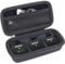 Aenllosi Hart Tasche Hülle für Rode Wireless ME/GO II 2-Kanal Mikrofon Funksystem (Schwarz,Nur Tasche)