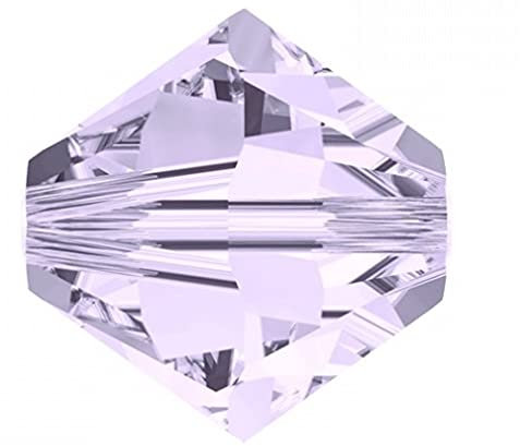 36 stk SWAROVSKI ELEMENTS XILION 5328 bicone beads, 3.8 x 4.2 mm Violet (Swarovski-Elemente xilion 5328 Bicone-Perlen Violett)