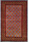Amma Carpets Handgefertigter kleiner Teppich, Wolle, 6 x 90 cm, Blau und Braun