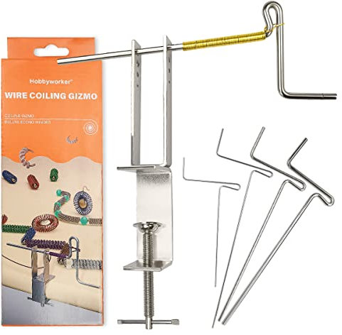 hobbyworker The Jewelry Making Kit with Wire Wrapping Coiling Gizmo Deluxe Winder for Jewelry Winding Tool