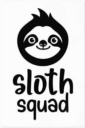 JUNIWORDS Poster, Sloth Squad, 60 x 90 cm (1007341)