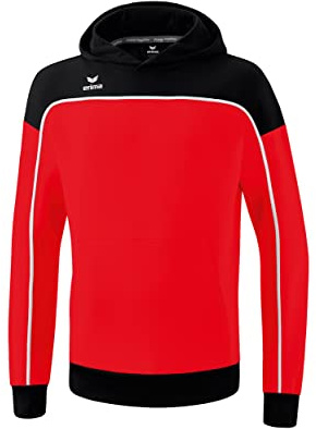 Erima Unisex Kid's „CHANGE hooded sweatshirt, red/black/white, 164