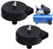 2 Piezas Compresor de Aire Filtro Silenciador, 3/816Mm Admisión, Hilo del Compresor de Aire, Filtro Compresor de Plástico Negro, Para Compresor Monoblock