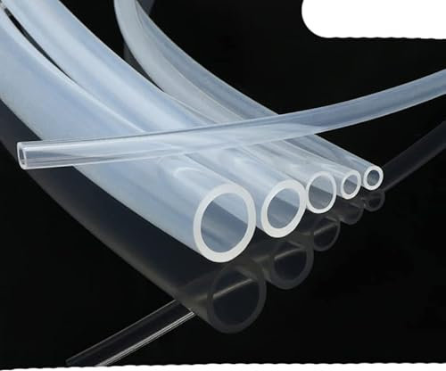 Meter lebensmittelechter klarer transparenter Silikonkautschukschlauch ID 0,51 2 3 4 5 6 7 8 9 10 mm OD Flexibler ungiftiger Silikonschlauch - 1 Meter, 1x3