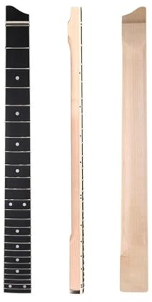 manche de guitare Guitare Basse Électrique Sans Tête À 4 Cordes, Manche En Érable, Matériel De Touche En Palissandre
