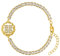 d'origine Griechenland Wappenarmband, Griechenland Zirkonia Armband, Griechenland Kette, Griechenland-Flaggenkette, Griechenland-Schmuck, Griechenland Schmuck für Damen Gold