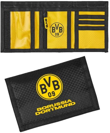 Borussia Dortmund Geldbörse - Netz - schwarzgelb Portemonnaie Geldbeutel BVB 09