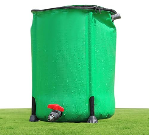usefulbeauty Barile di pioggia pieghevole, barile di pioggia portatile - Collezione pieghevole per acqua piovana | di raccolta della pioggia portatile, collettore a barile d'acqua con