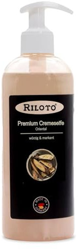 Lorito Premium Flüssigseife Oriental 500 ml, flüssige Handseife in Pumpflasche, Cremeseife vegan