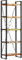Brokky Bücherregal 5 Fächer Schrank Regal BüCherschrank Raumteiler Regal RegalwüRfel Shelves BüRo Schrank 60x30x180 cm Altholz Massiv