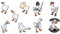 9 Stück Gans Emaille Pin Set Buchstaben Anstecknadeln und Ente Broschen Dekorative Abzeichen für Kleidung und Rucksack, 2.0 Centimeters, Emaille