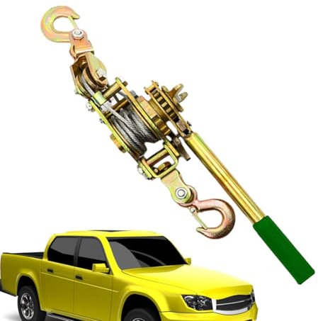 Tensor de Alambre para cercas - Tensor de Cuerda, Herramienta tensora de Cuerda Manual | Tensor de Cuerda Manual con Engranajes Reforzados, Tensor de Cuerda de Alta Resistencia, 12x Tensor de