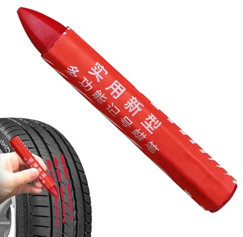 Reifen-Markierungsstifte – Reifen-Markierstift, lichtbeständig, leichter und langlebiger Marker | Wasserfeste Wachsstifte für Gummi, Metall, Holz und Glas, Filzstifte