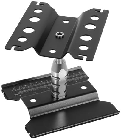 BESPORTBLE Rc Car Repair Stand Mit Drehung Verstellbarer Höhe Integrierter Metrischer Messskala Kompakte Tragbare Reparaturstation Für Rc Modelle Für Wartung Und Feineinstellung